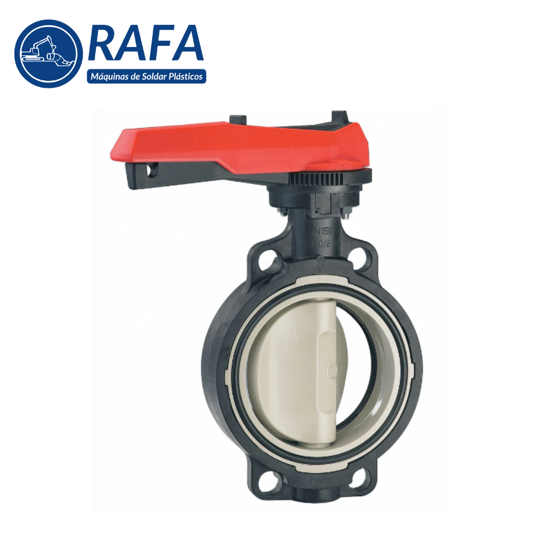 Válvula mariposa PVC Tipo Wafer Georg Fischer +GF+ – Rafa Industrial